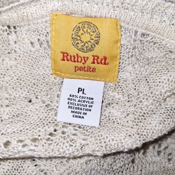 Ruby red knitted cardigan size PL - Picture 4 of 5